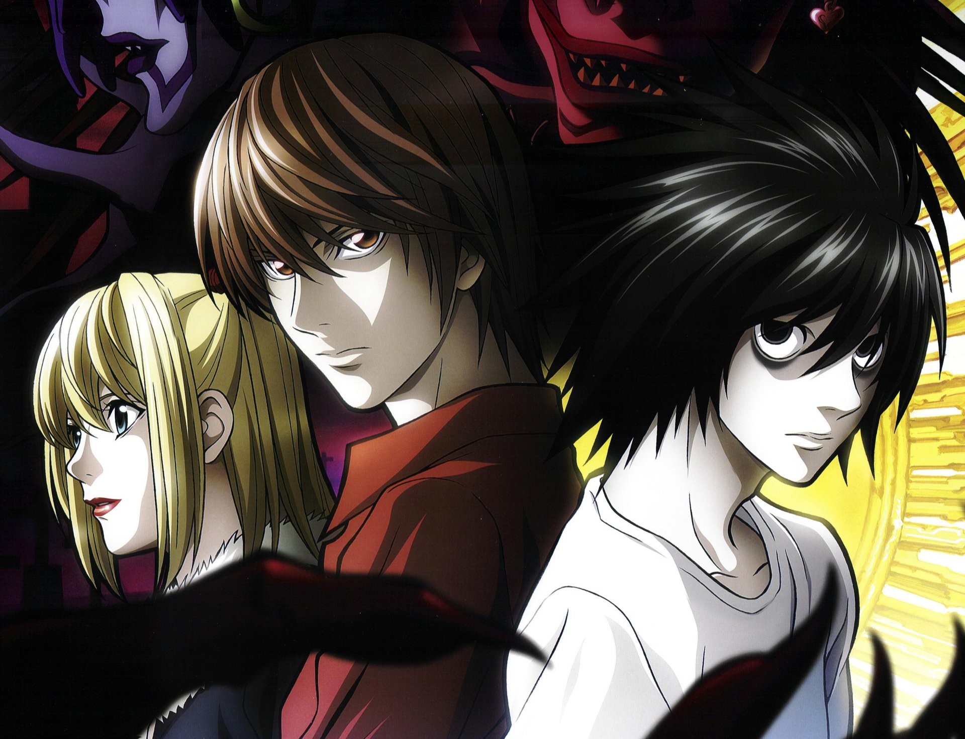 arte death note death note yagami luce yagami luce kira l lawliet detective amane misa misa amane ryuk ryuk rem rem shinigami dio della morte