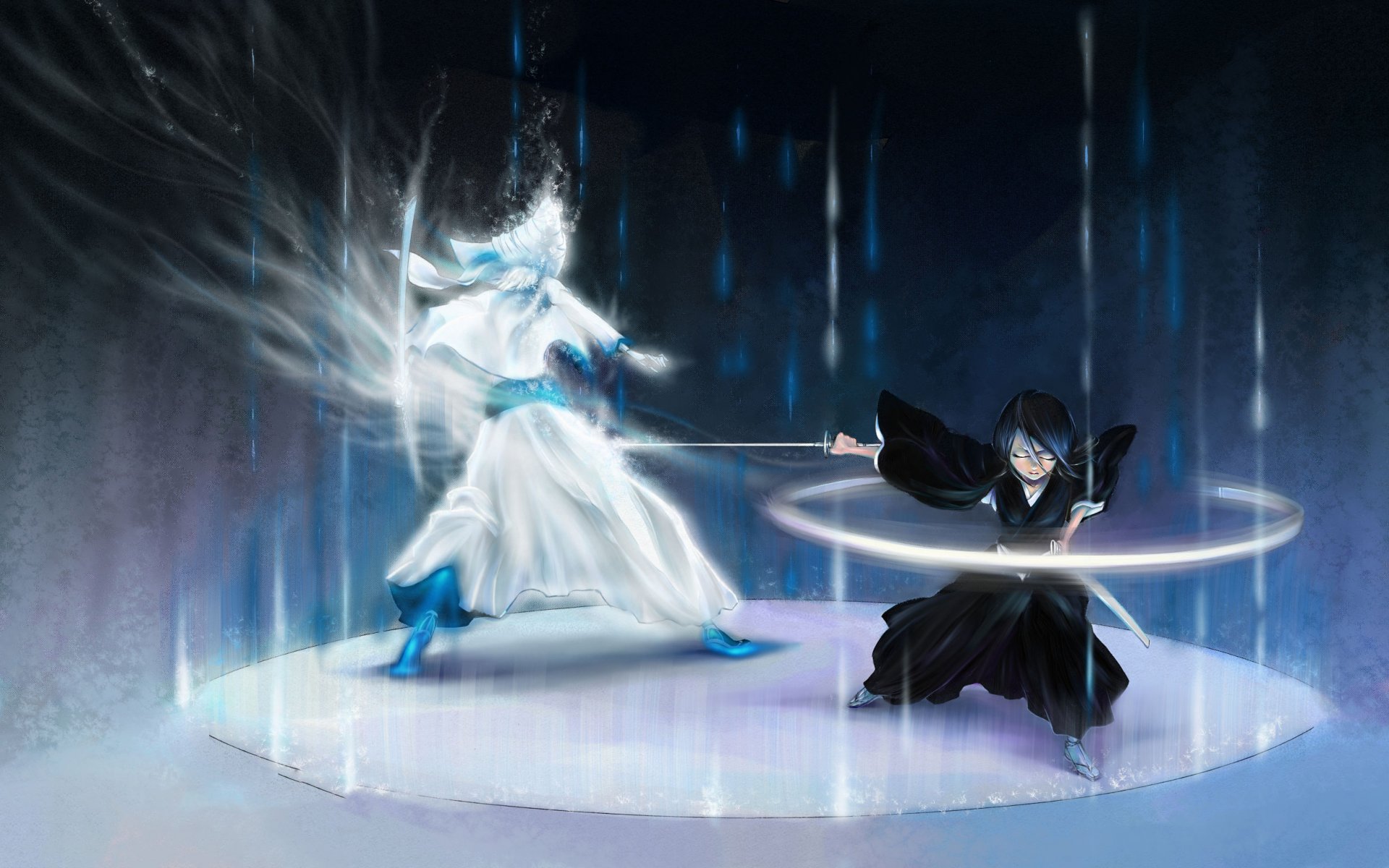 anime lejía lejía rukia kuchiki katana zanpakto batalla shinigami arte