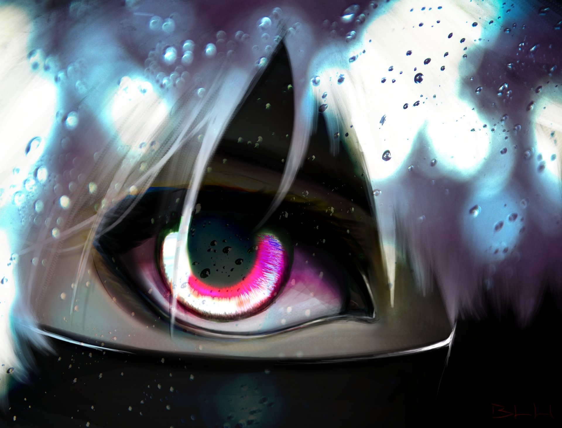 art anime tokyo ghoul tokyo ghoul kaneki ken guy oeil frange visage