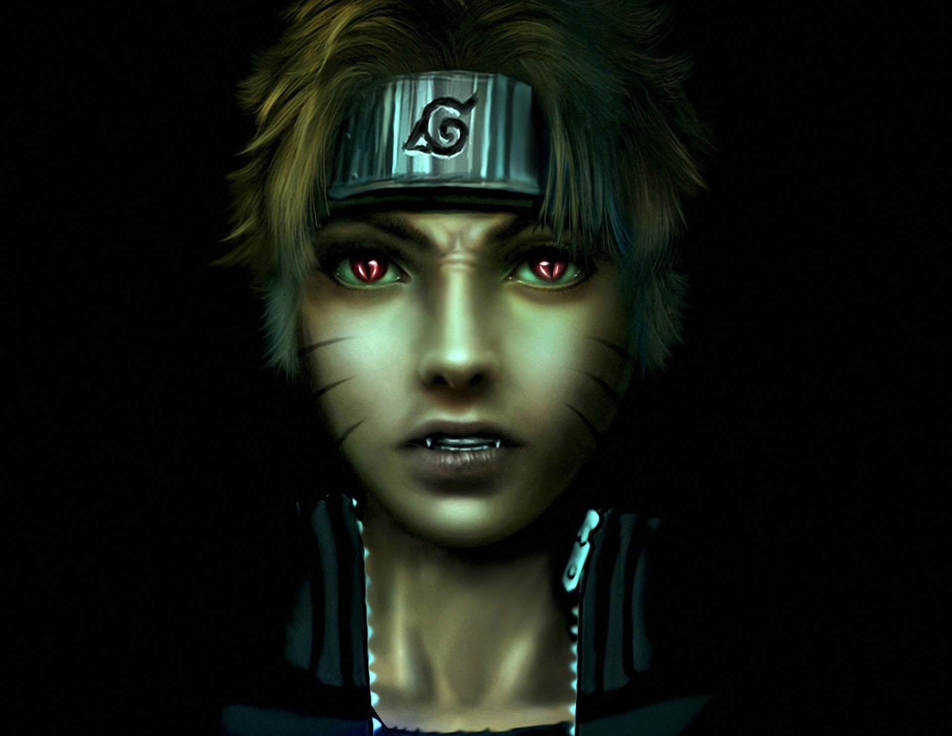 art uzumaki naruto gars visage bandana