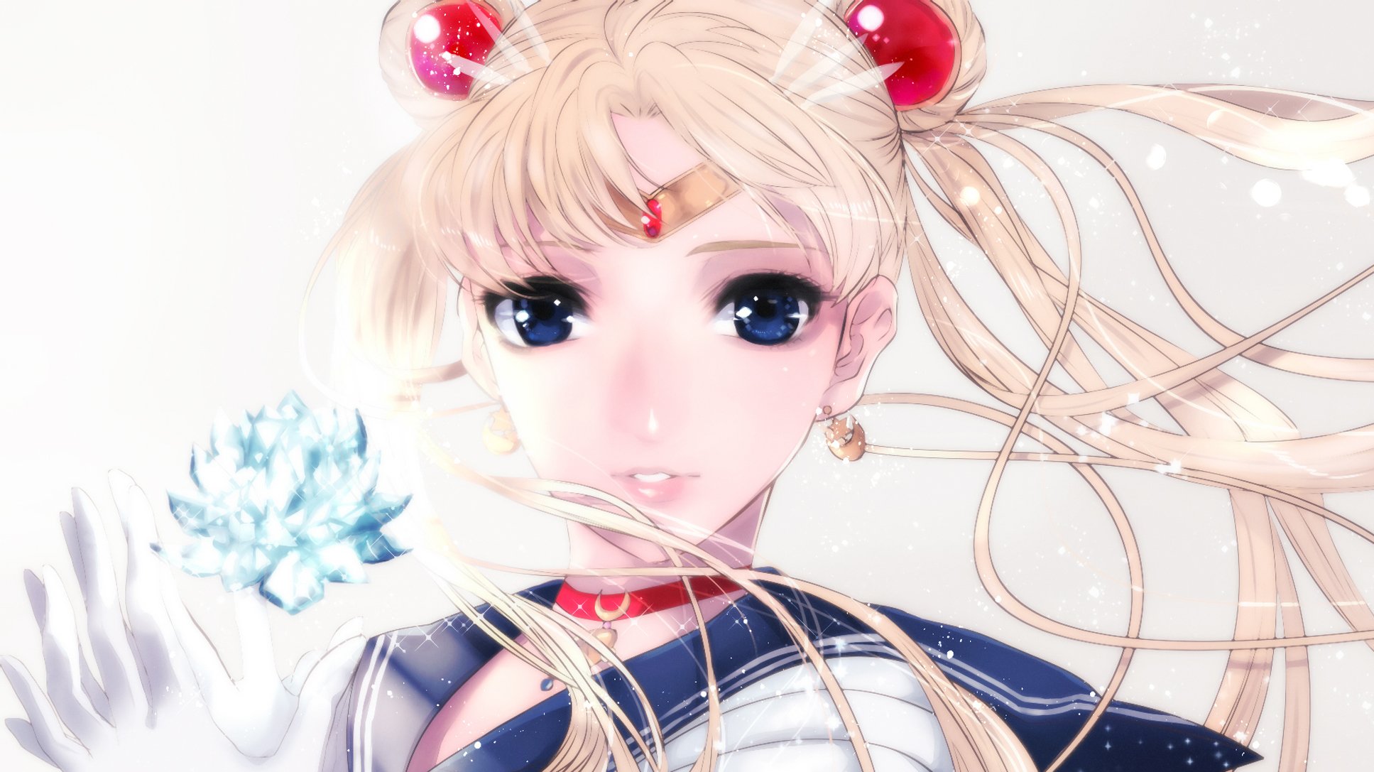 bishoujo senshi sailor moon tsukino usagi sailor moon fille crystal