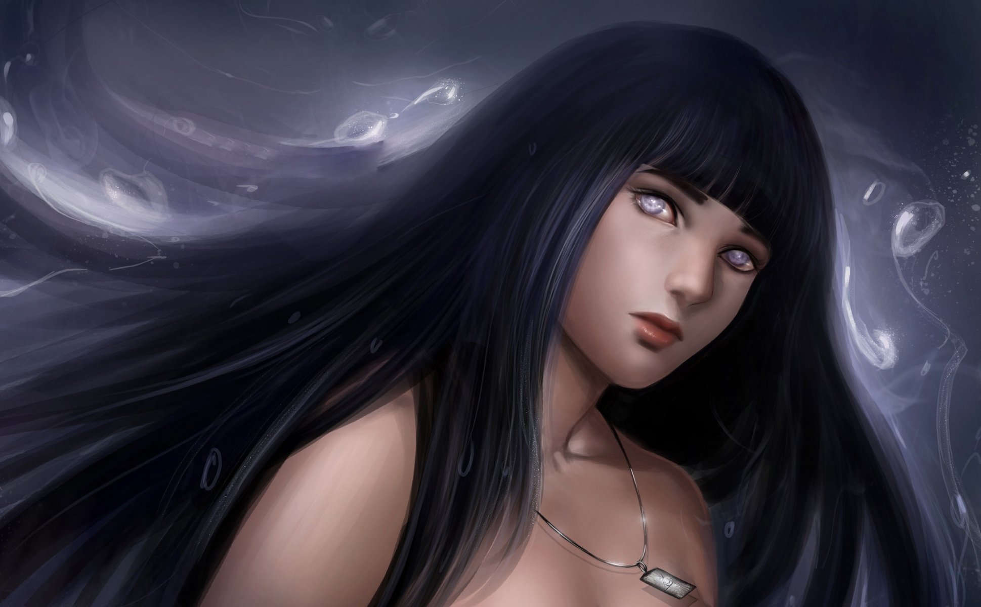 naruto hyuga hinata ragazza catena