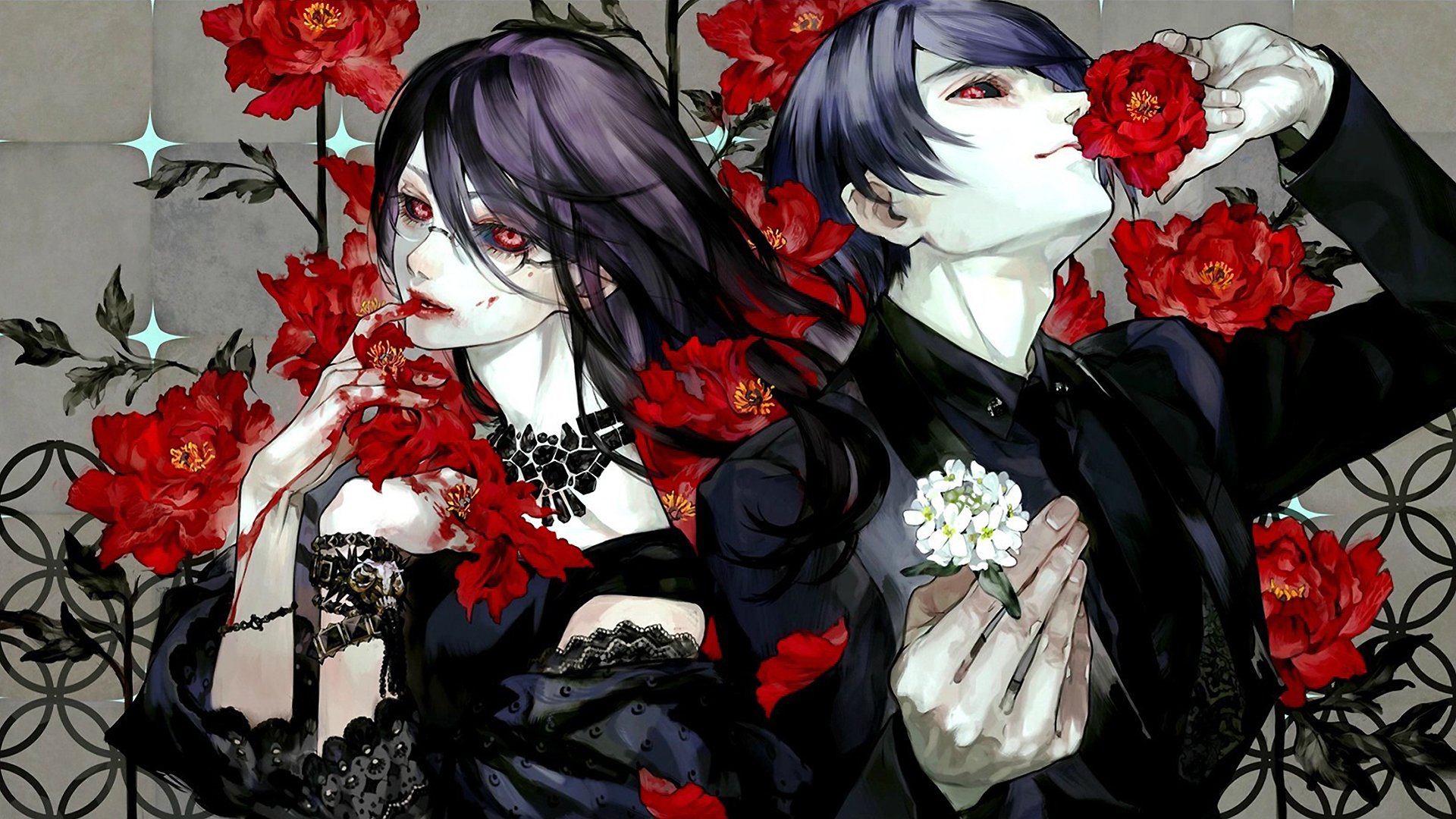 tokyo ghoul tokyo ghoul kamishiro rize shuu tsukiyama anime