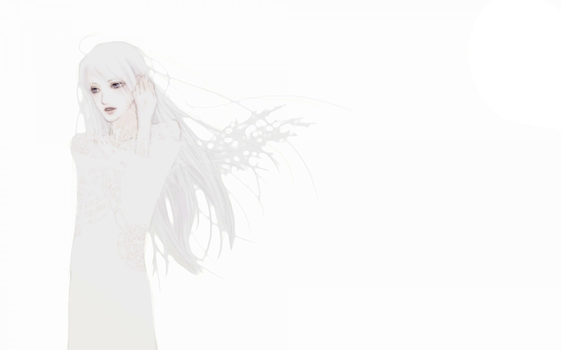 girl ghost white