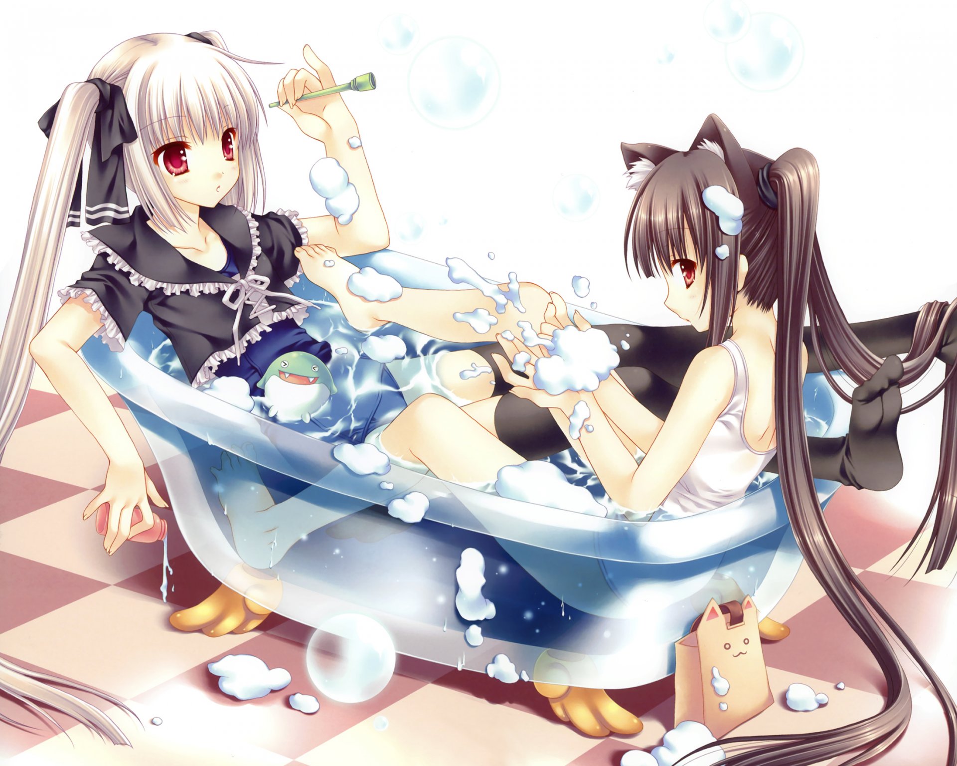 art tatekawa mako pangya kooh girls bath foam bubble