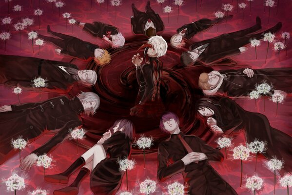 Arte anime, tokyo ghoul