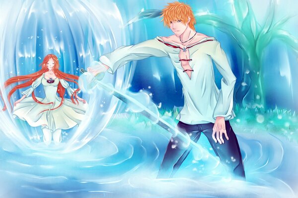 Anime fille et Guy