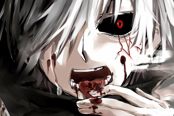 Art kaneki Ken de Tokyo Ghoul