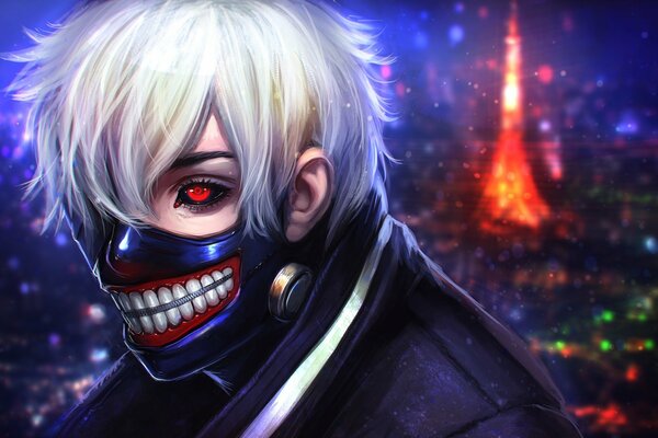 Art kaneki ken in der Maske