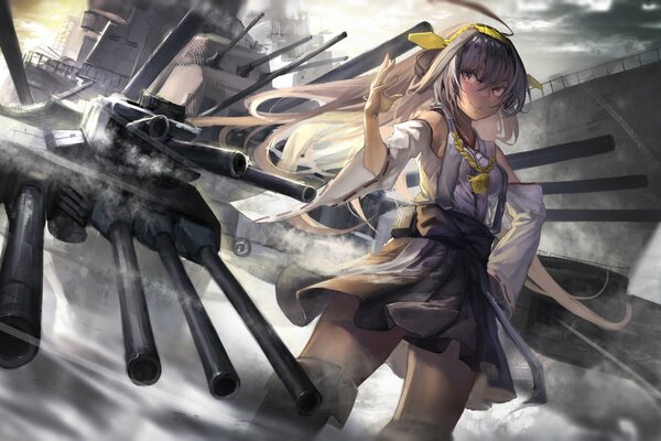 Female character of the game KanColle