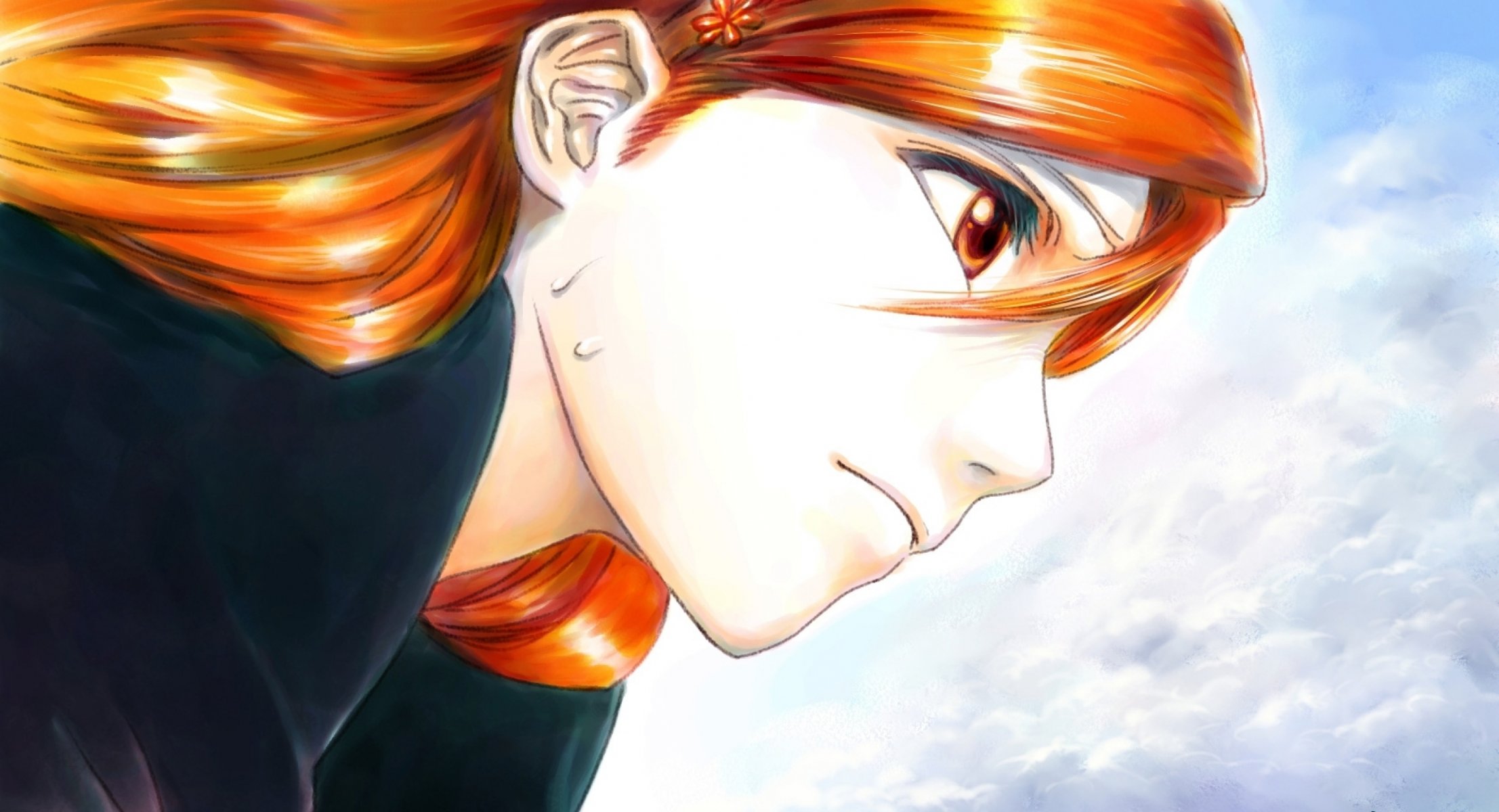 orihime inoue ragazza viso anime candeggina