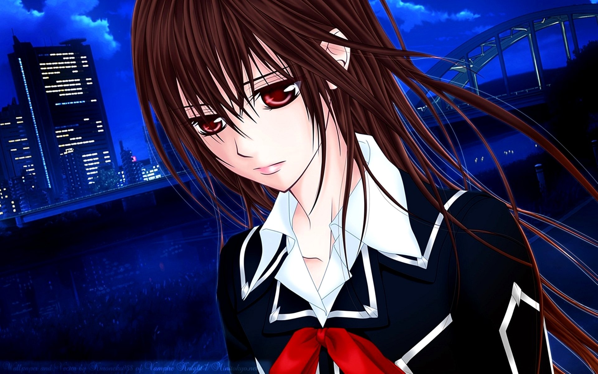 anime yuki cross vampirritter nacht trauriger blick