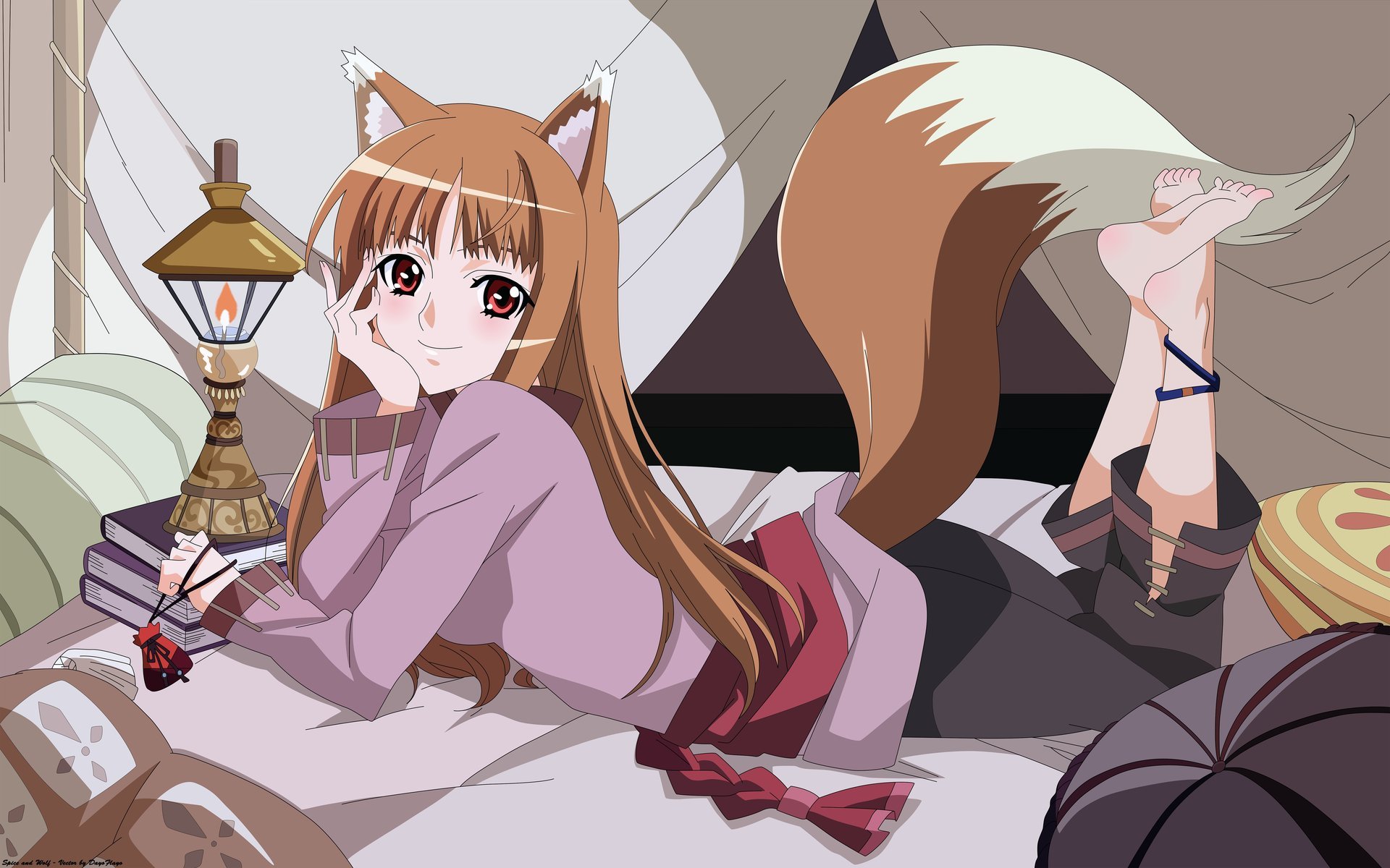 horo jolo spice and wolf ears tail