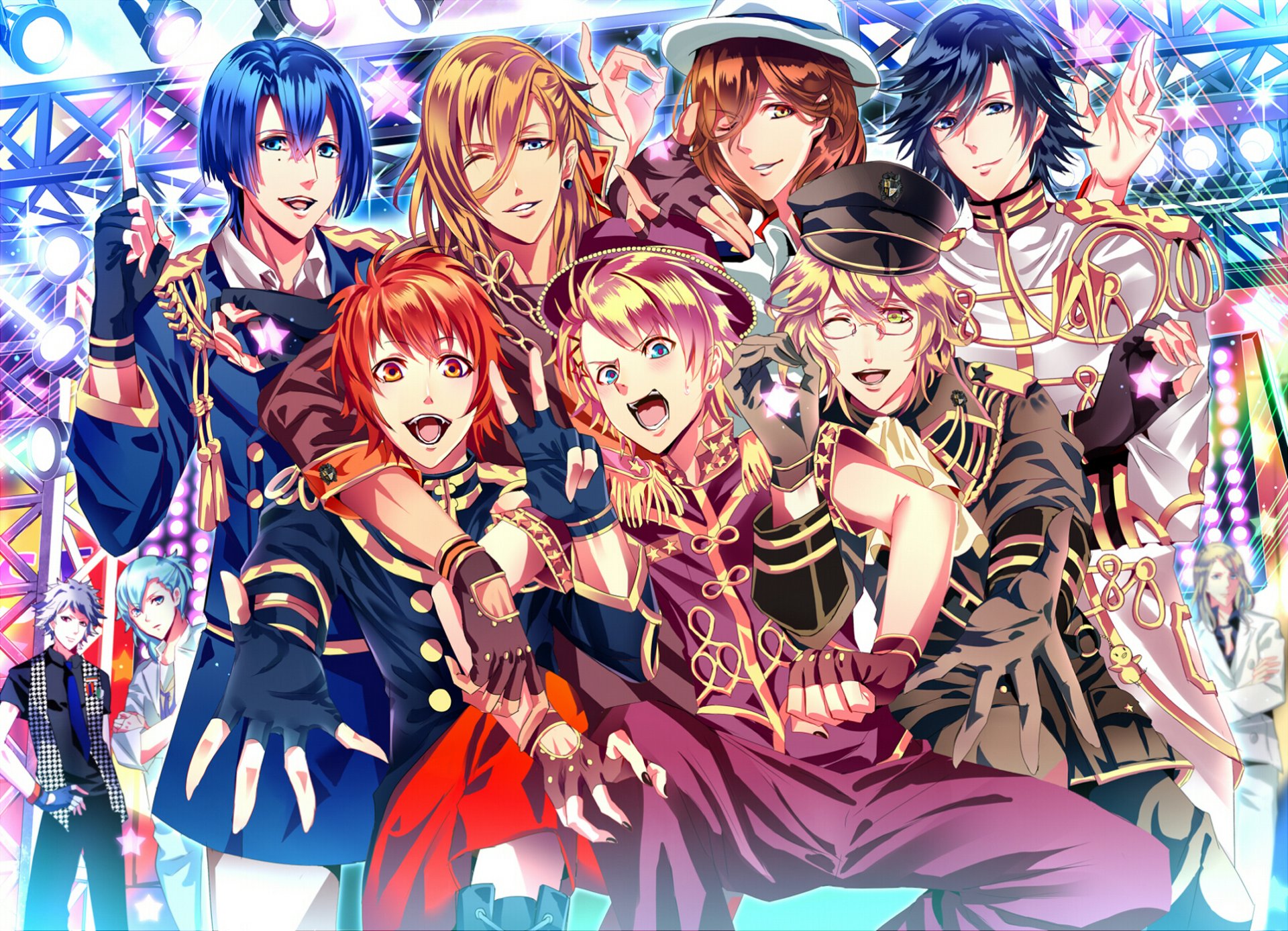 uta no prince-sama guys . soffits smile