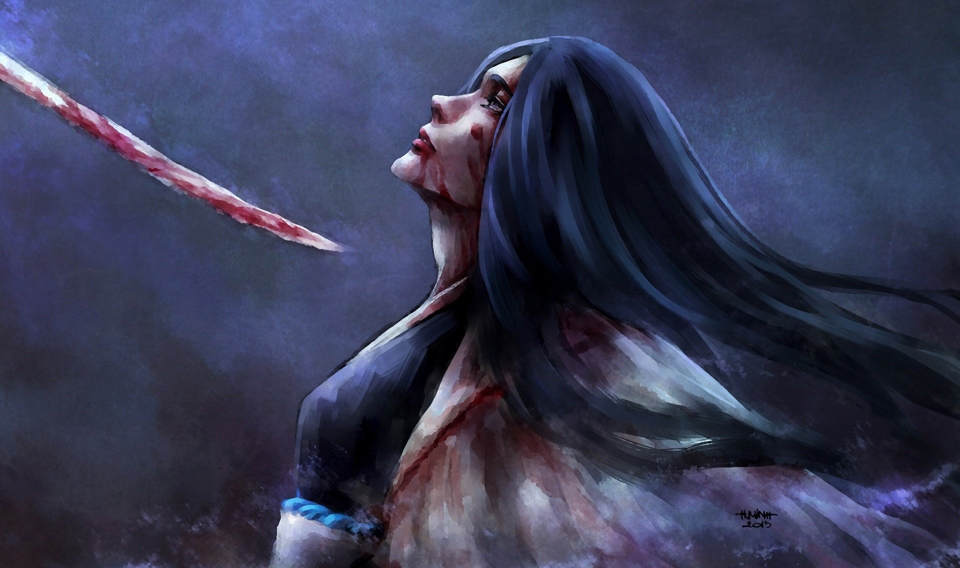 arte nanfe chica unohana retsu desesperación sangre espada capa capitán shinigami lejía lejía