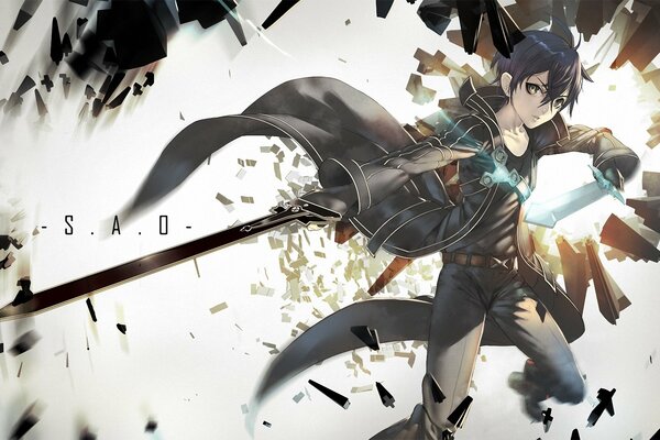 Anime Kerl und Schwert