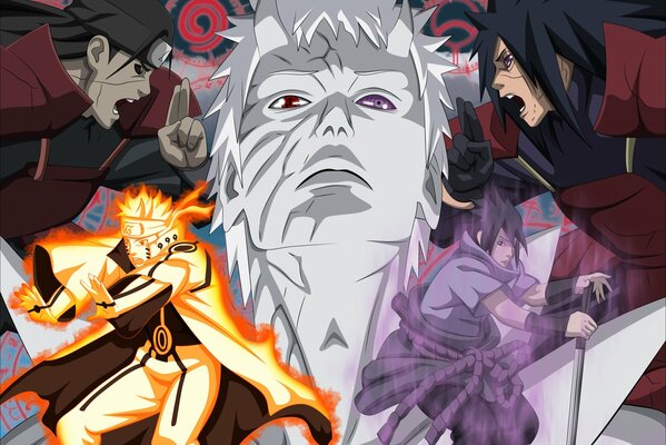 Naruto anime. Manga. Characters