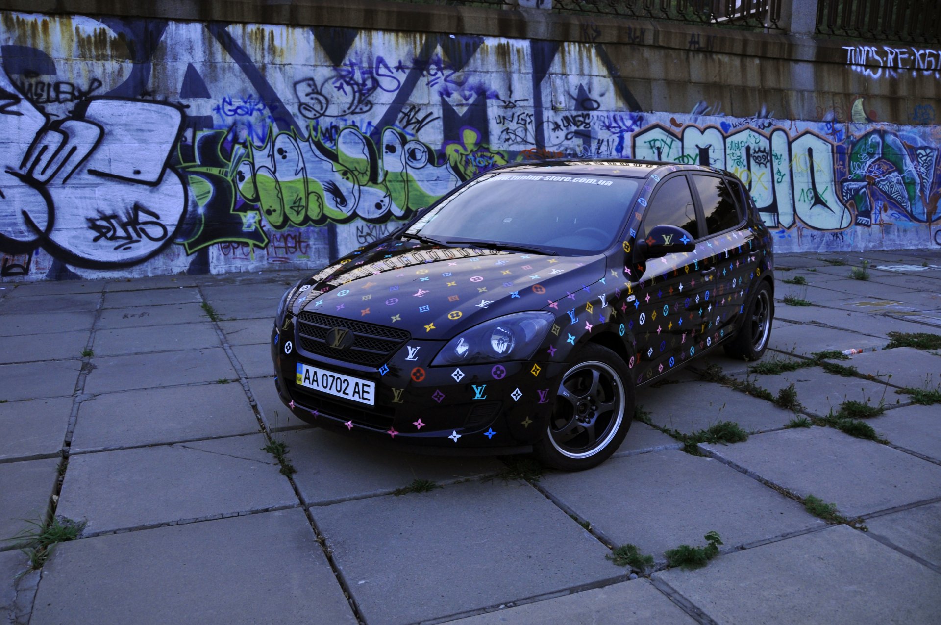 kia ceed lv graffiti droga