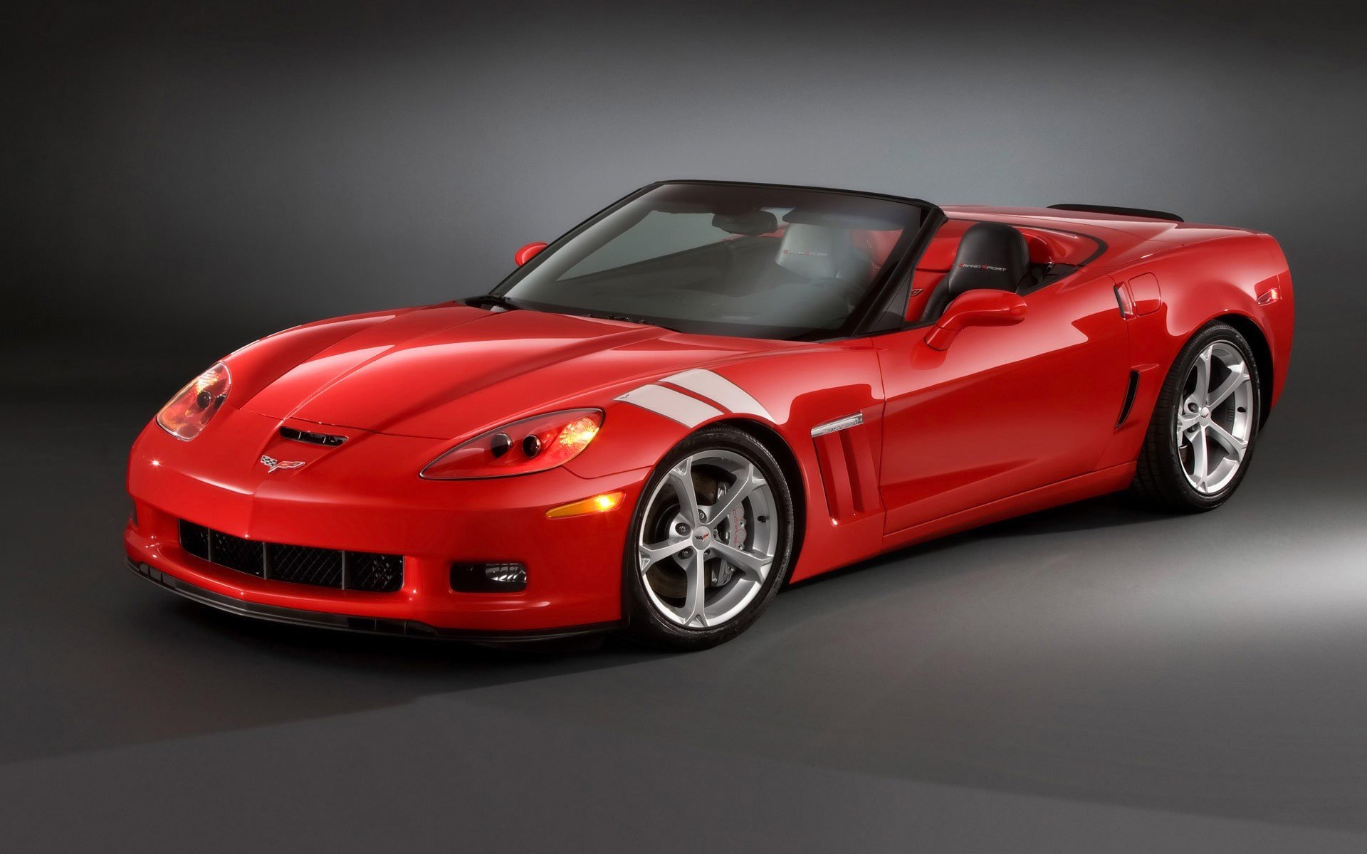 chevrolet corvette rosso