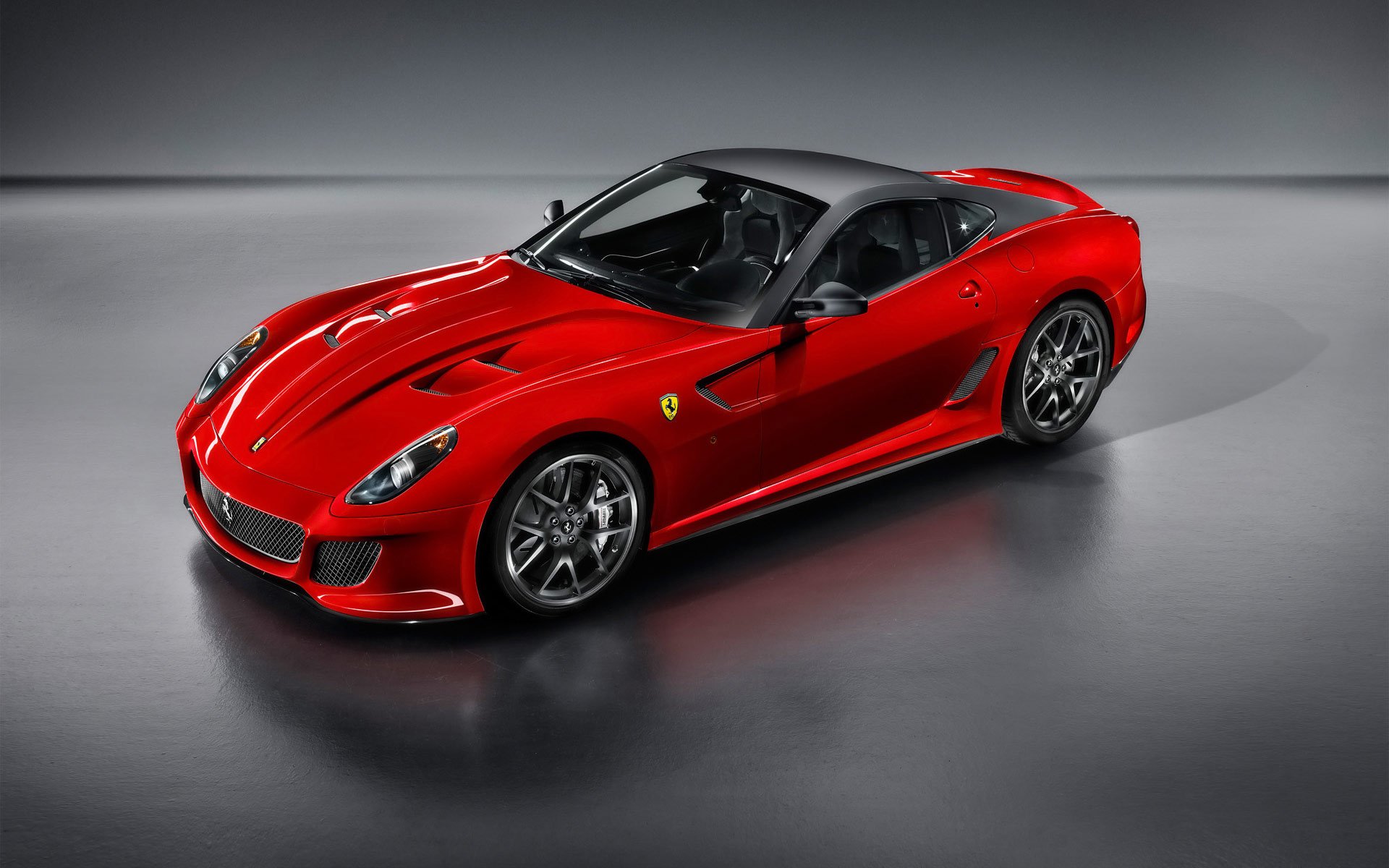 ferrari 599 gto спорткар красный