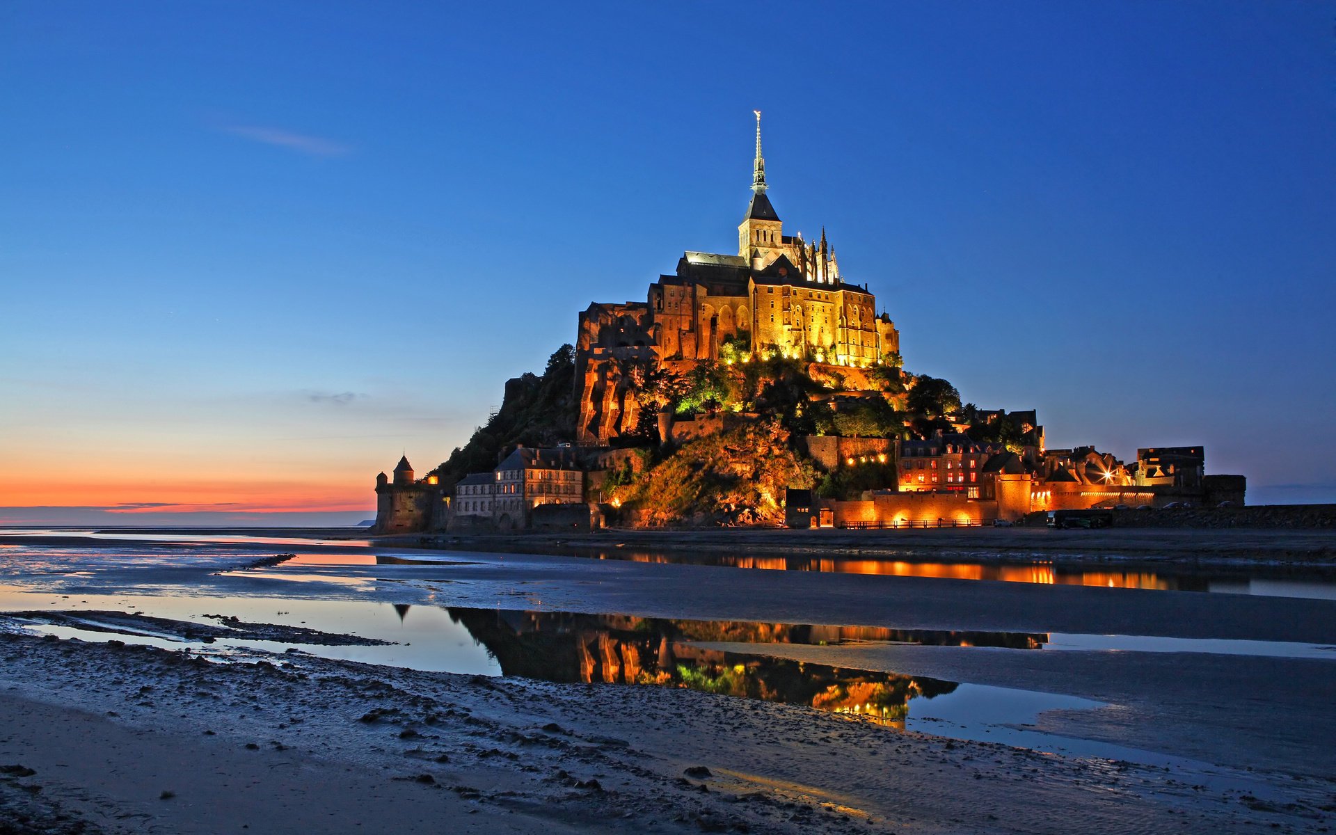 france island castle sea