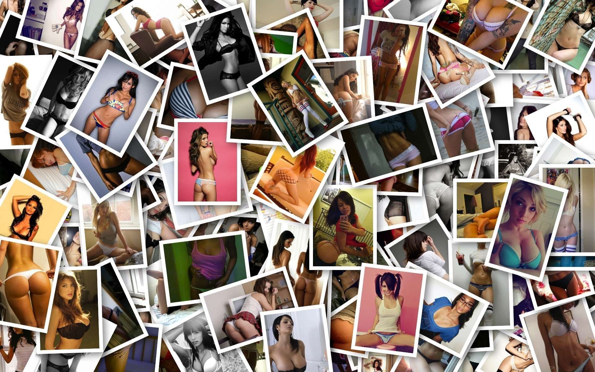 chicas collage fotos