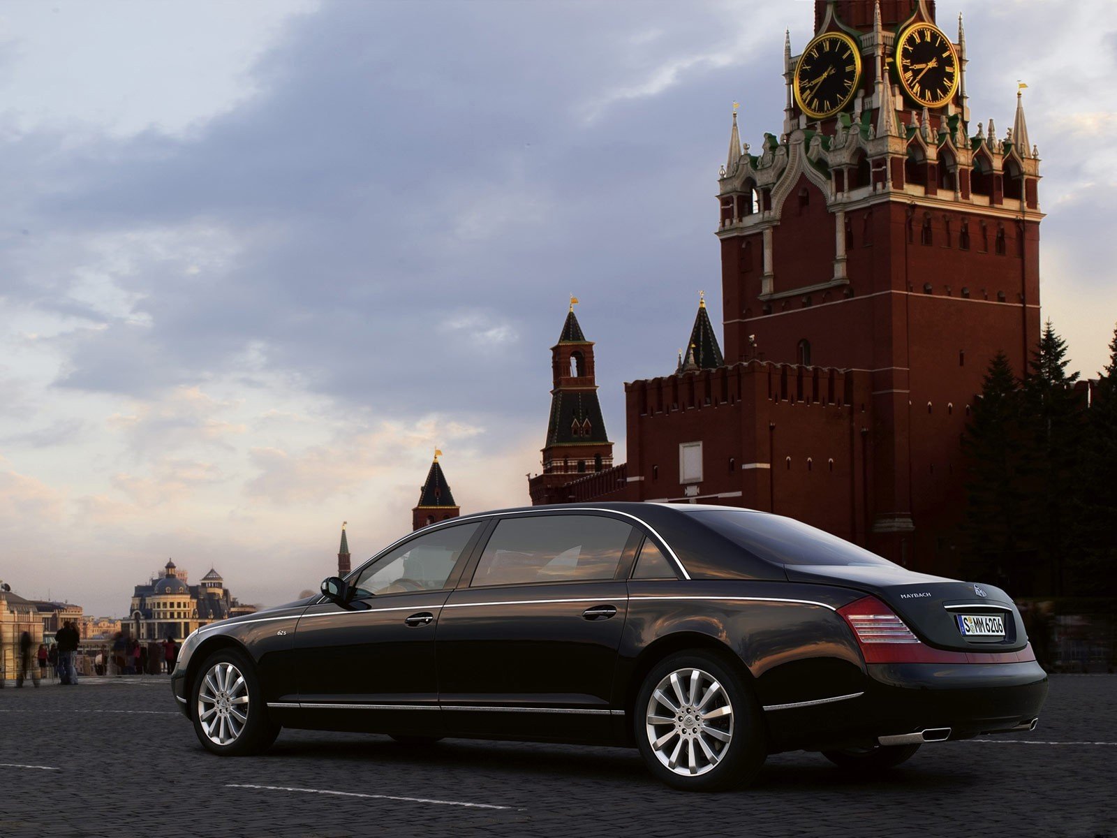 maybach 62 moscow the kremlin