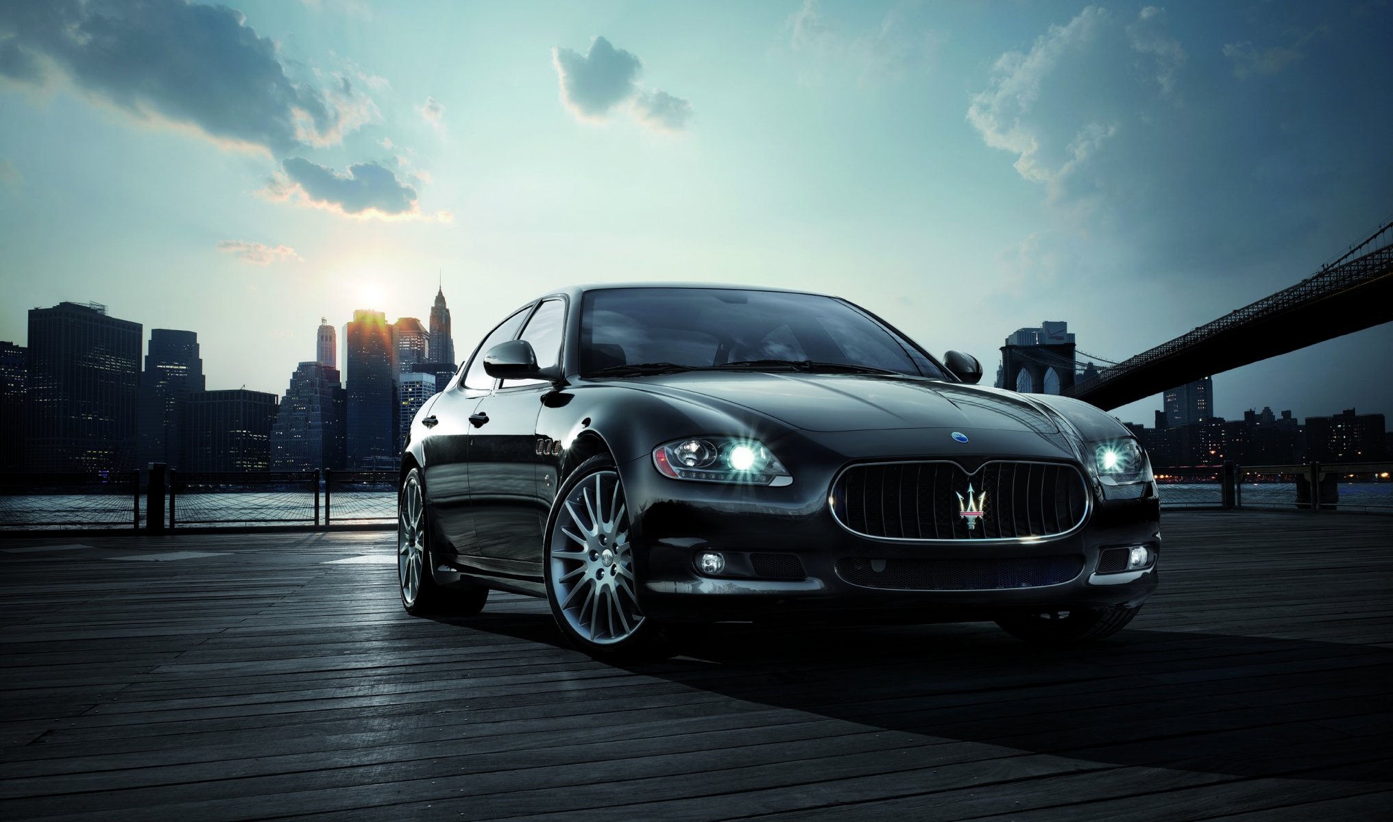 maserati quattroporte sport gt sec new york city morgen sonne