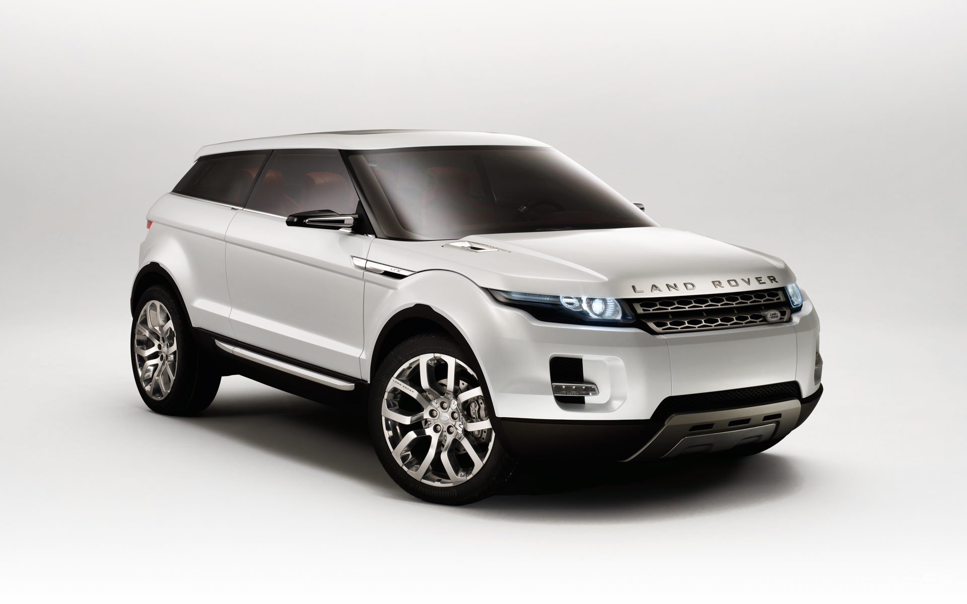 land rover lrx концепт-кар белый