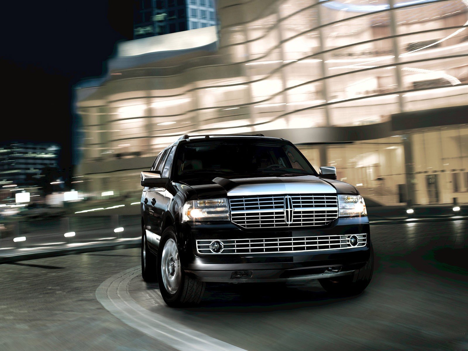 lincoln navigator velocidad noche negro