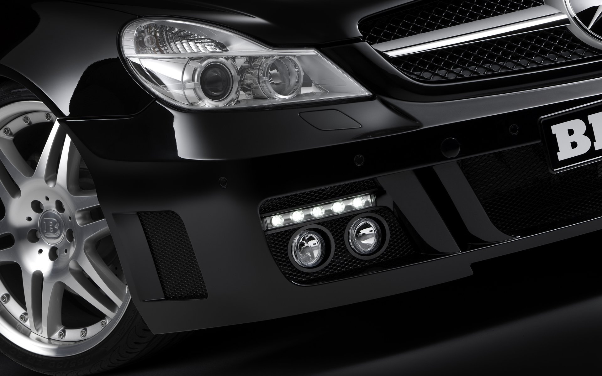 mercedes-benz brabus light black