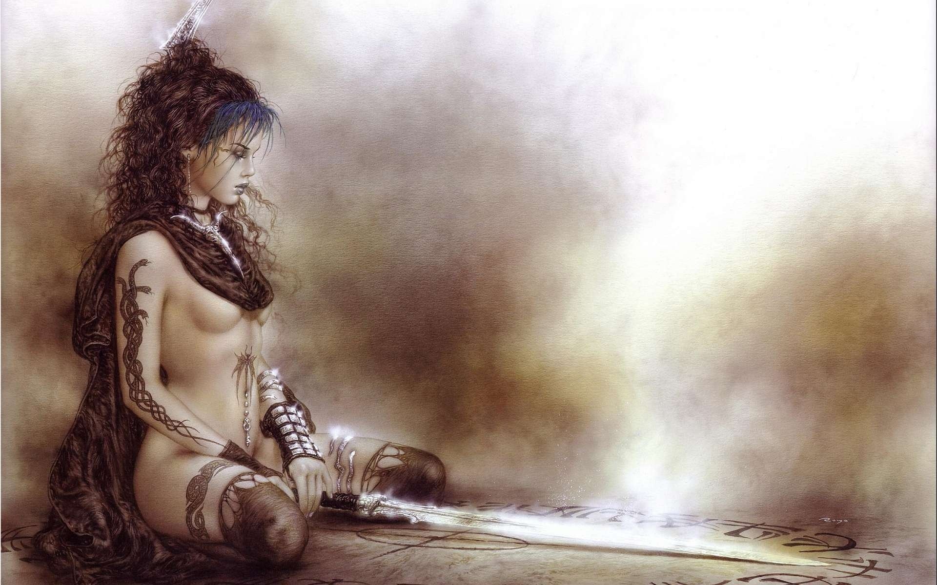 luis royo mädchen schwert