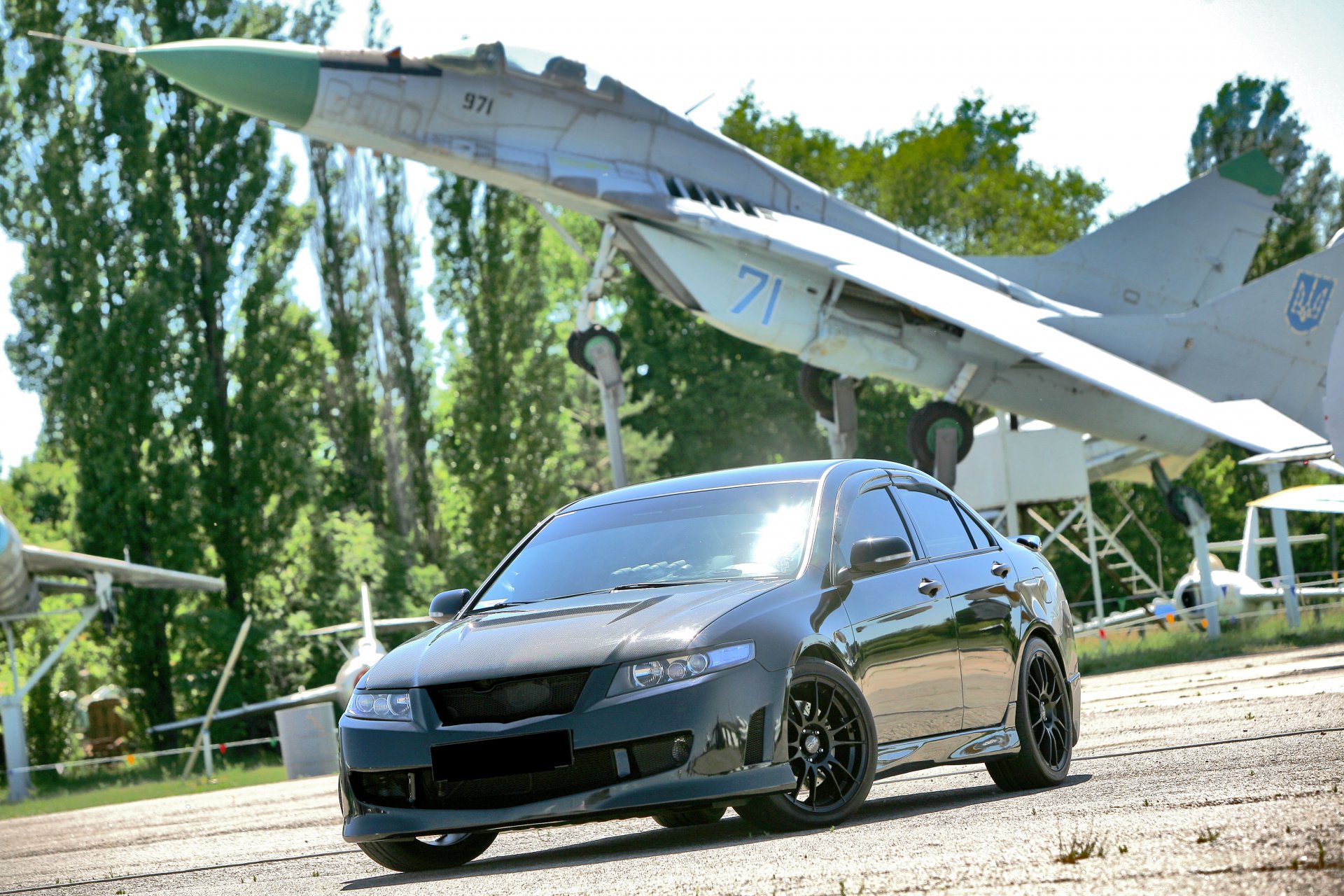 honda accord machine plane road