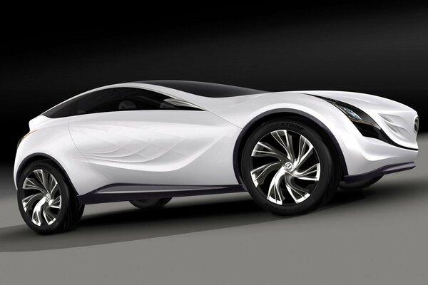 Kazamai mazda concept car with alloy wheels