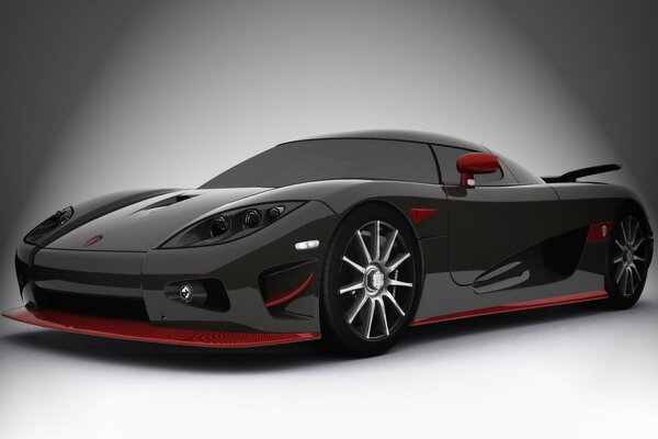 Крутой спорт кар koenigsegg cc- издание