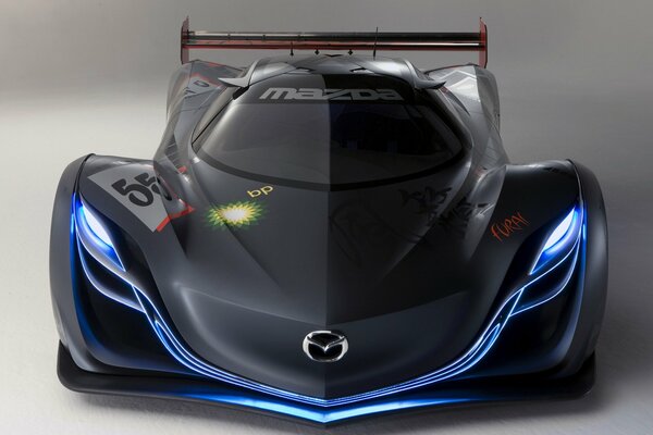 Mazda furai concept front neon mazda furai