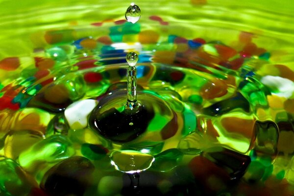 La bellezza dell acqua in un paio di gocce