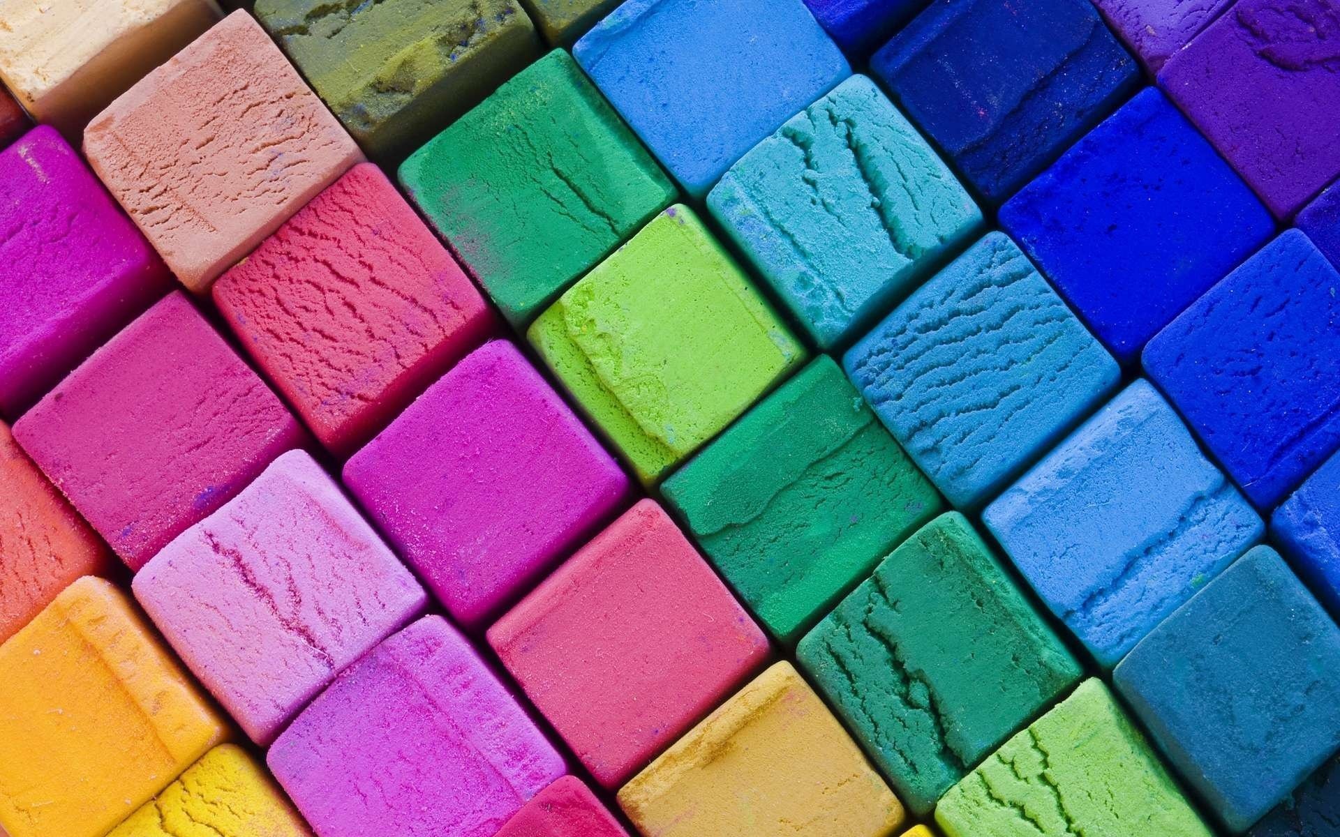 cubes mosaic color