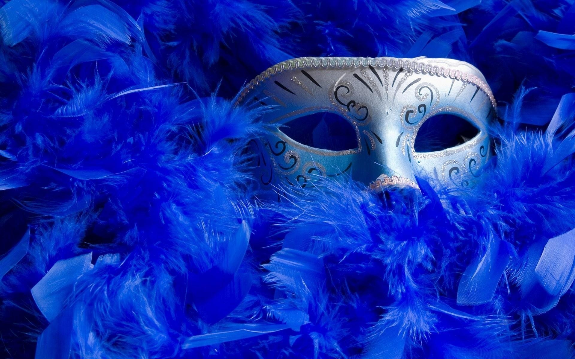 carnevale maschera piume