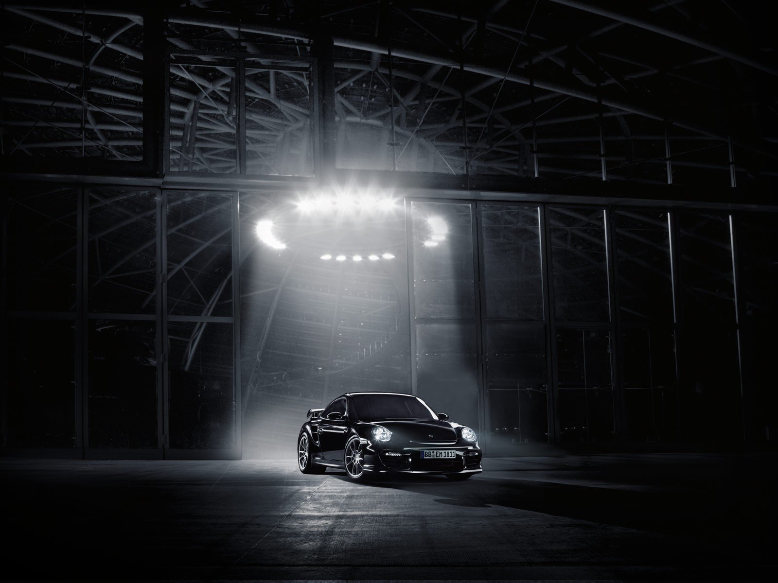 porsche garage licht