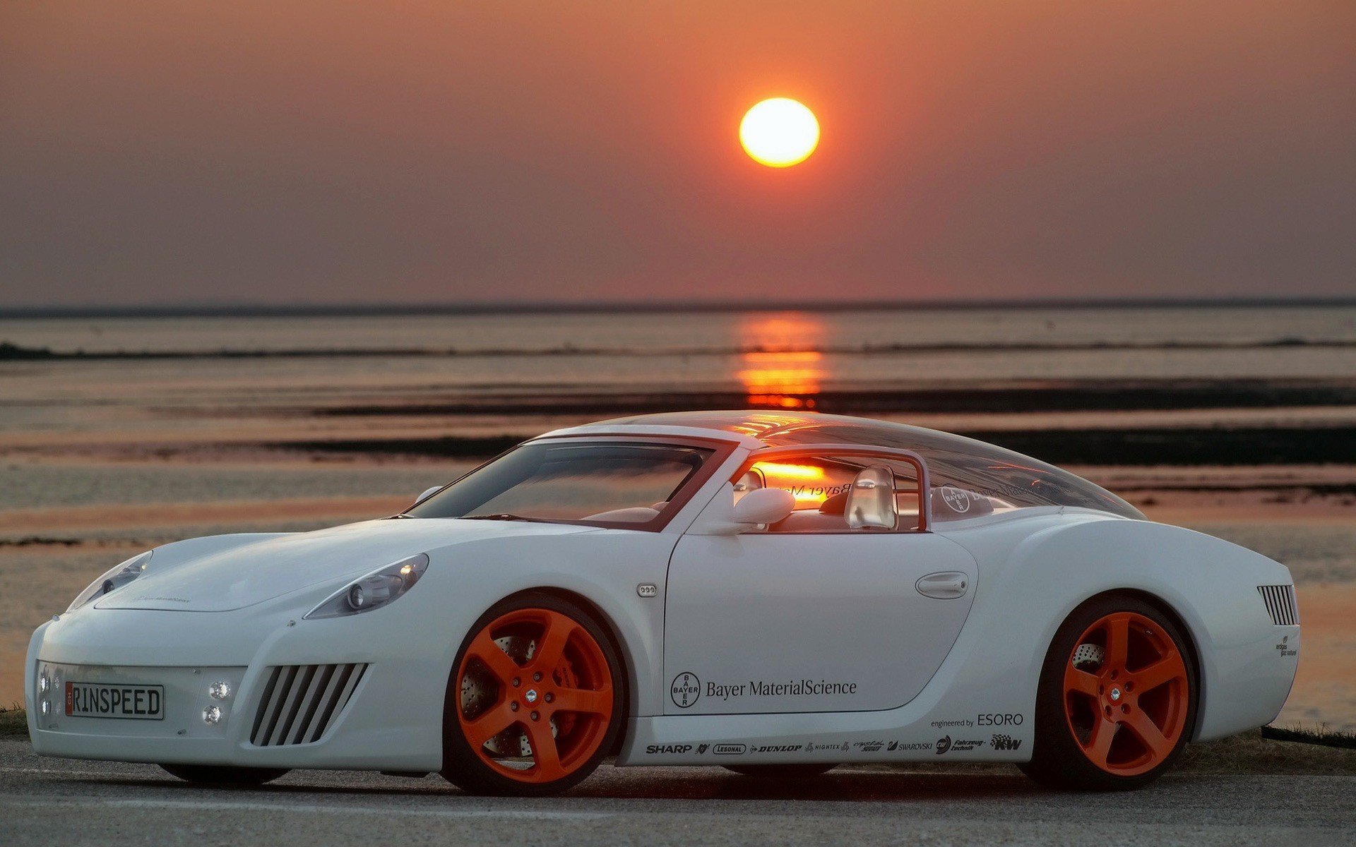 rinspeed zazen concept car auto tuning sunset