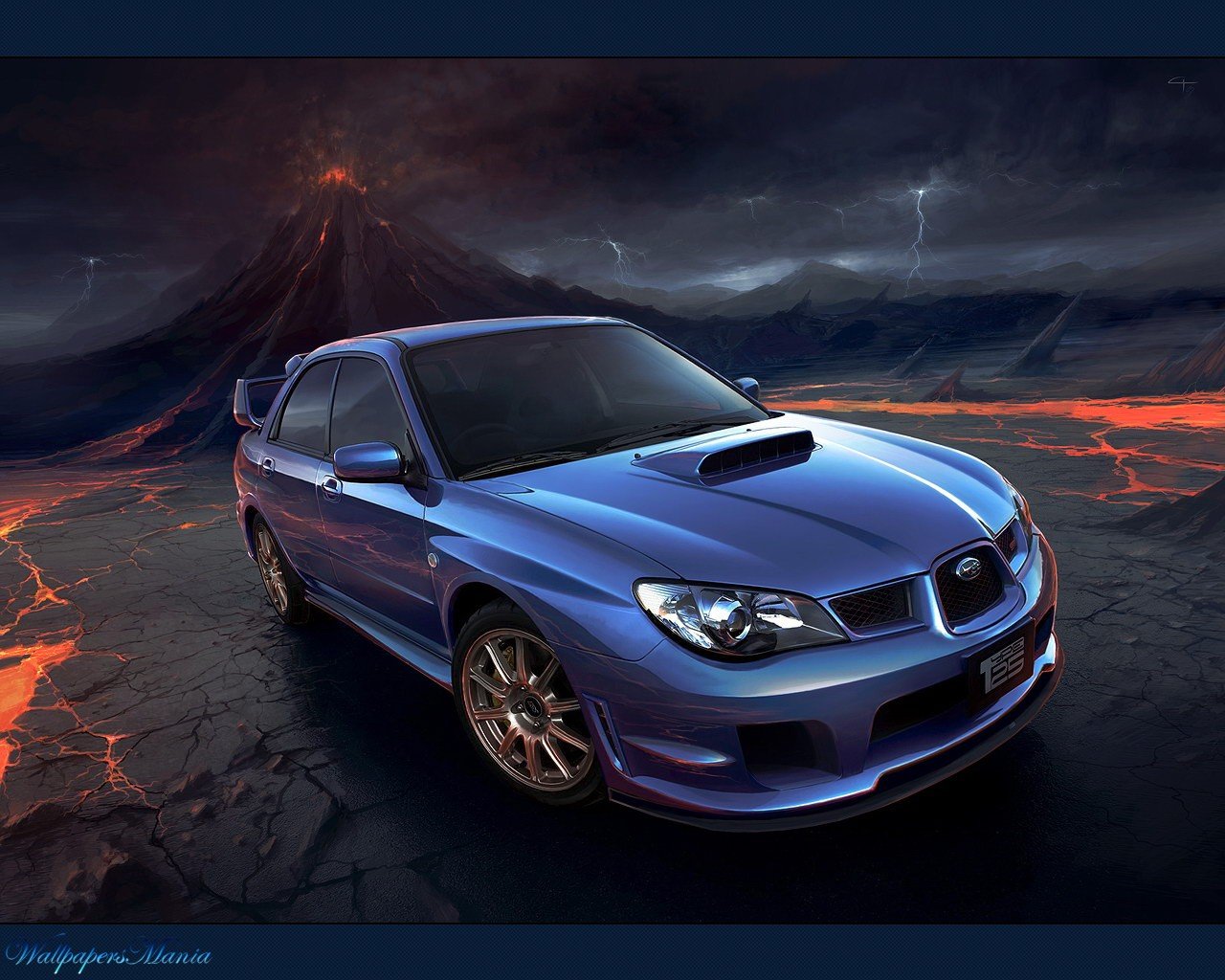 ubaru impreza auto vulcano fulmine