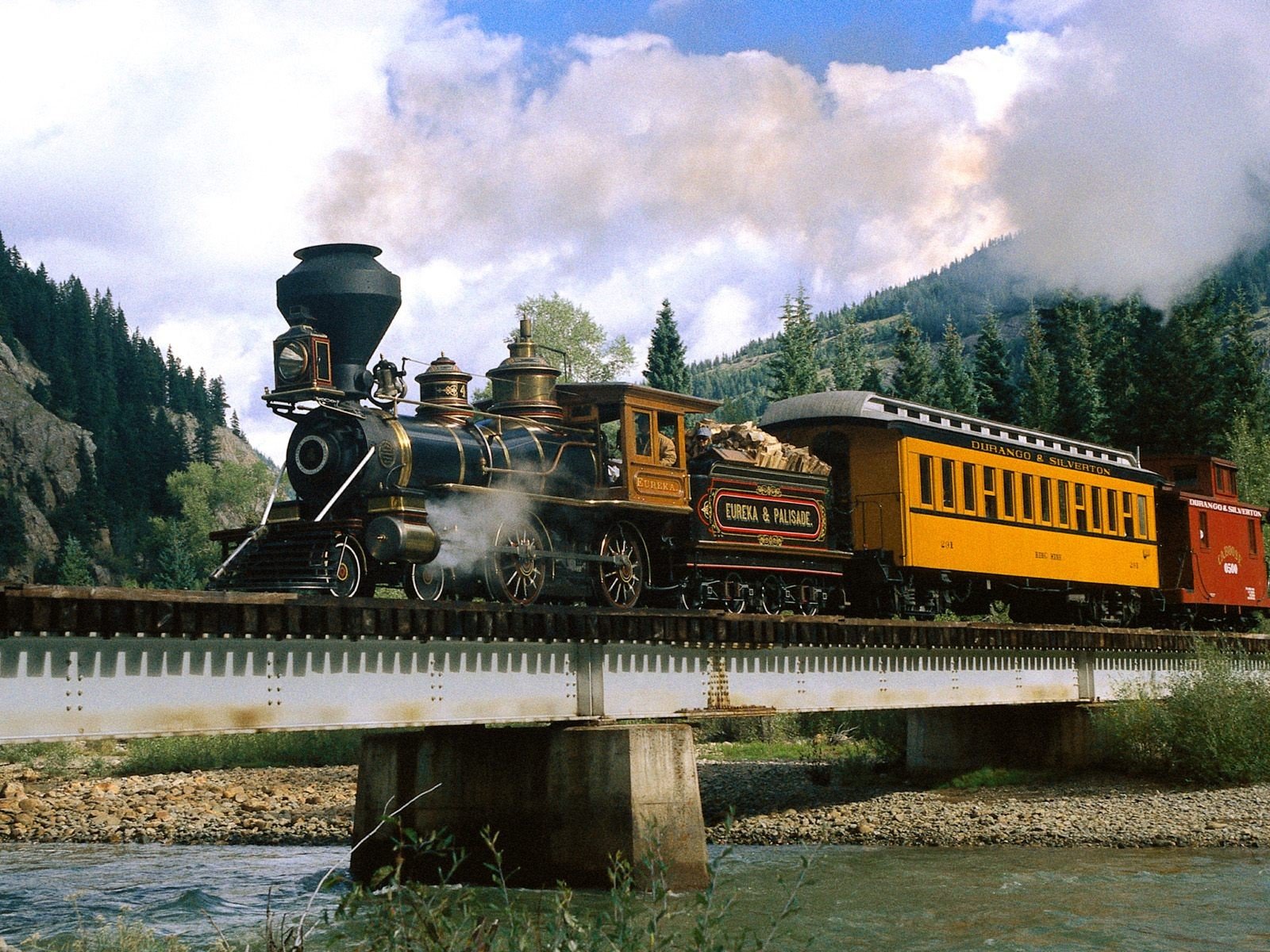 locomotive à vapeur colorado rivière