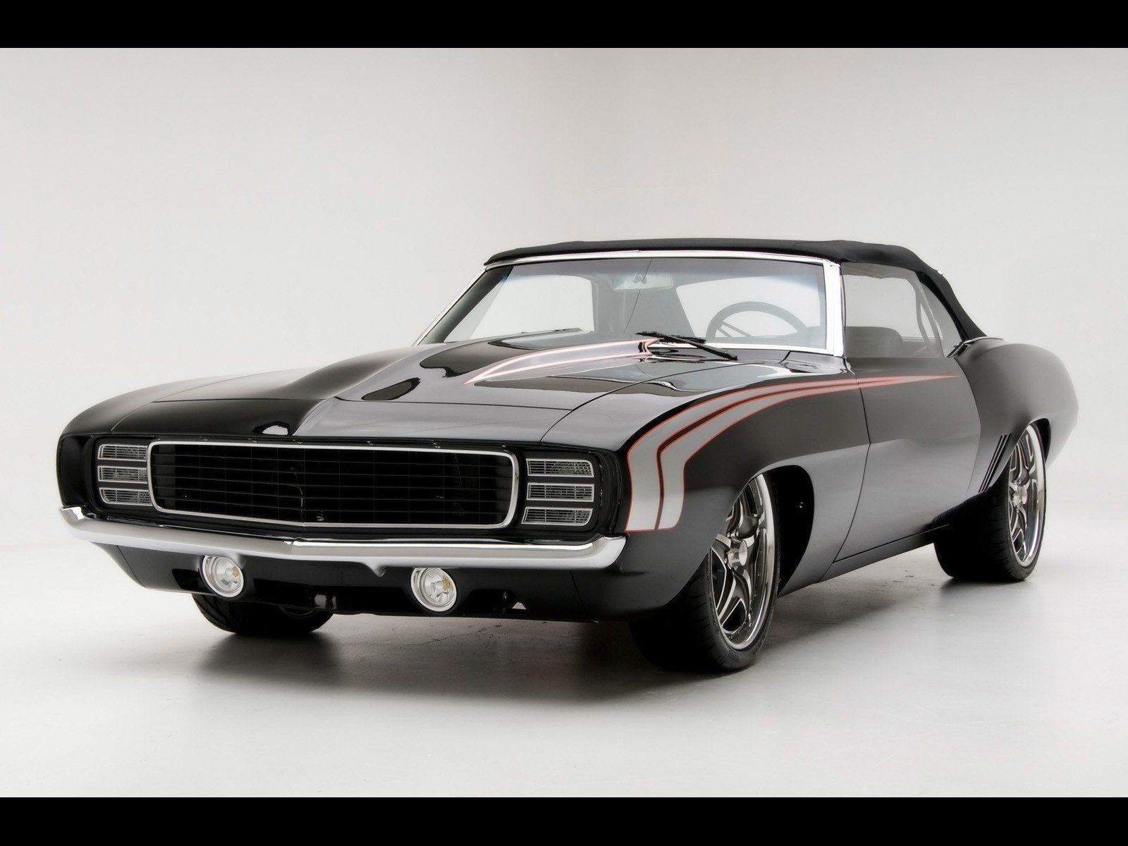 chevrolet camaro 1969 negro