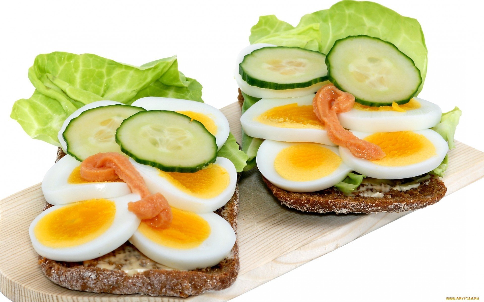 concombre sandwich oeuf