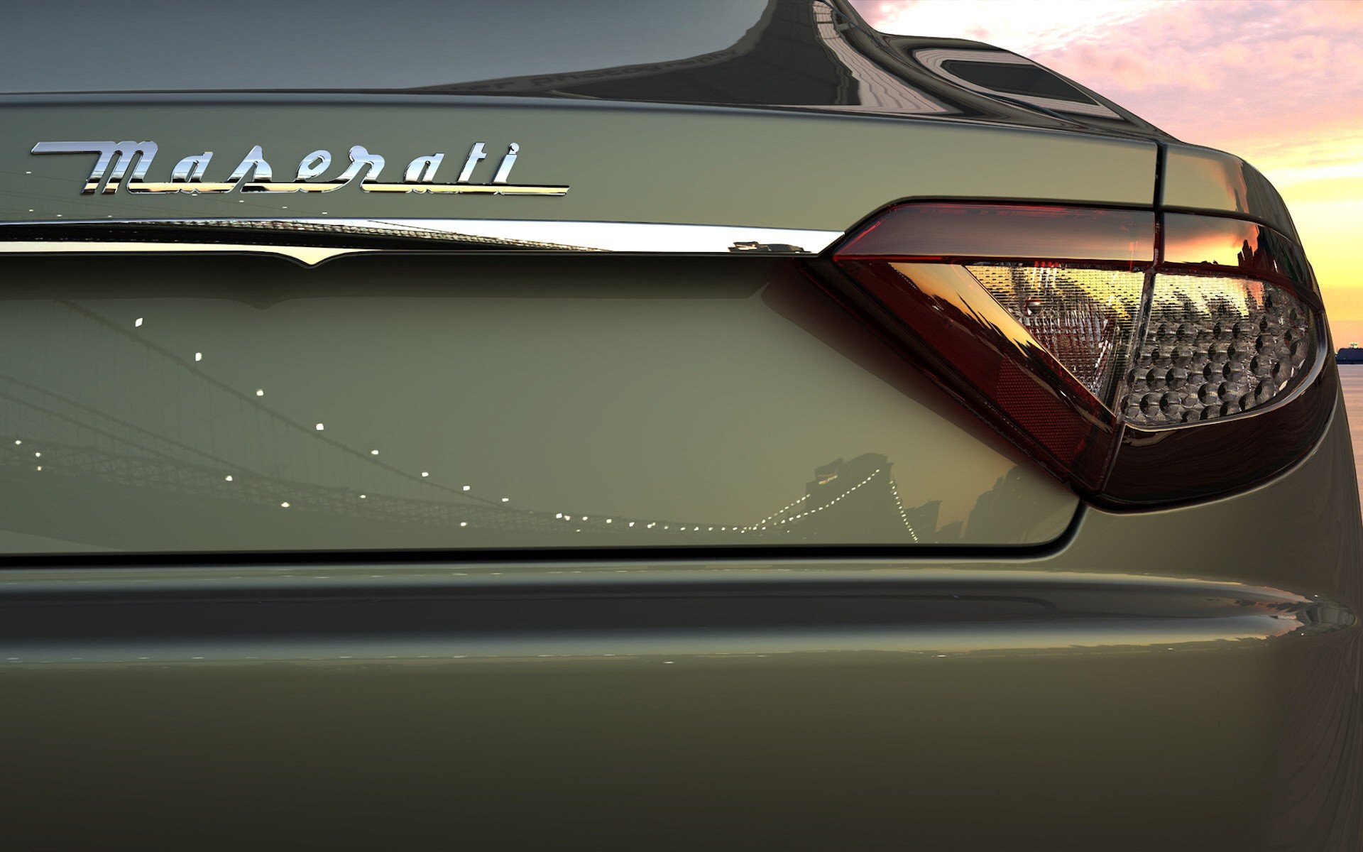 maserati maserati réflexion phare