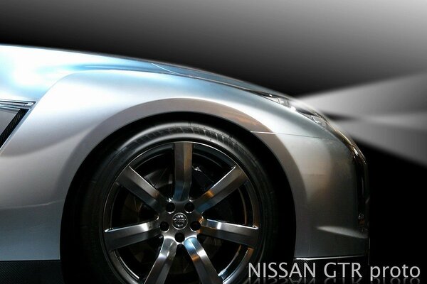 Nissan gtr wheel with beautiful wheels