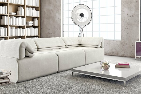 Stylish and fashionable living room interior