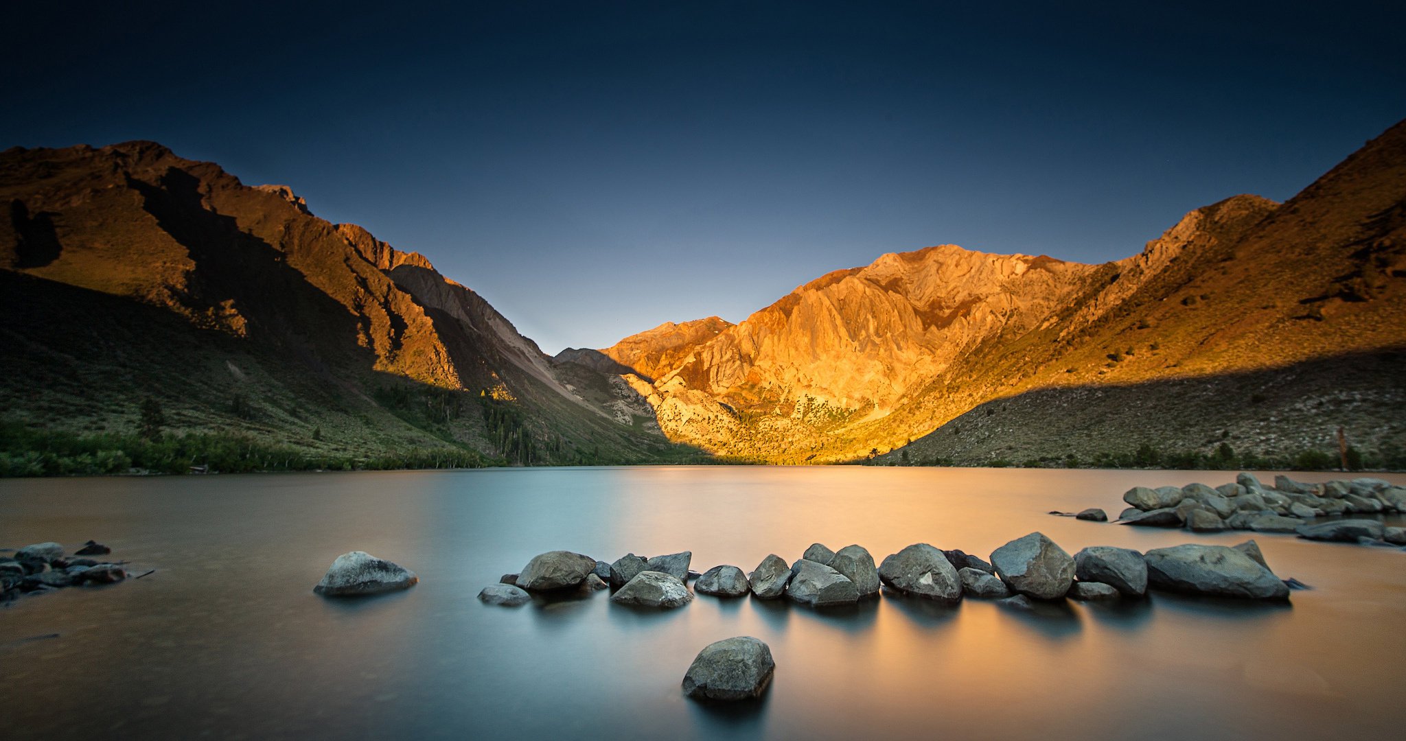 convict lake калифорния горы