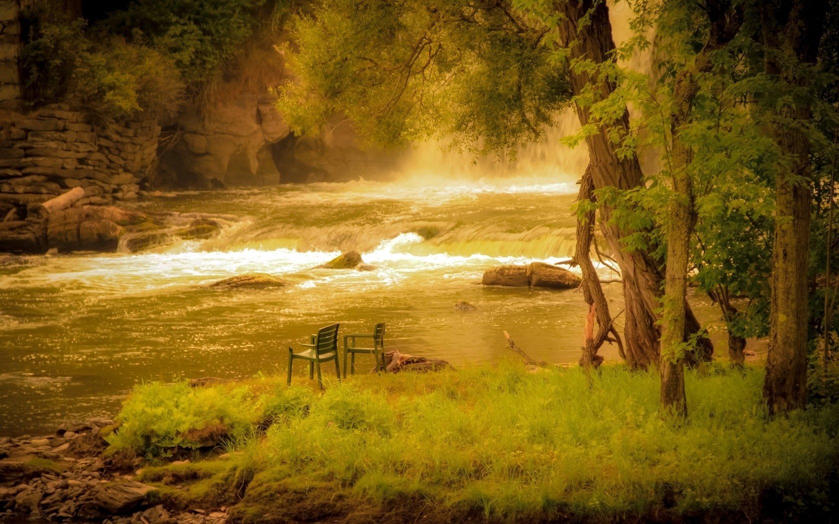 forest river chairs nature